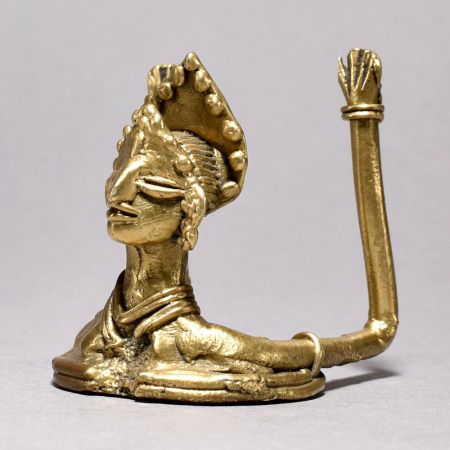 Tribal Art Lady Bust with Long Arms