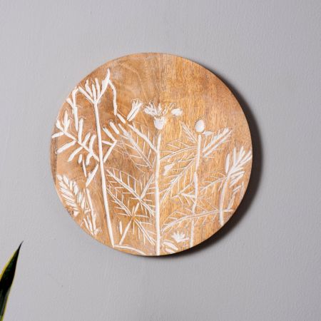 Delicate Flora Wall Plate Set of 2