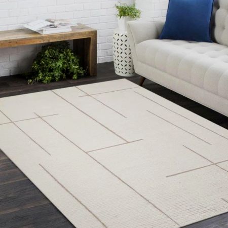 Rectangle Brint Abstract Rug