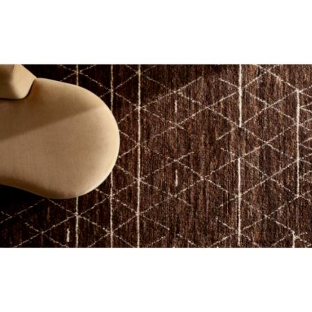 New Chalcoal Colour Moroccon Design Rug