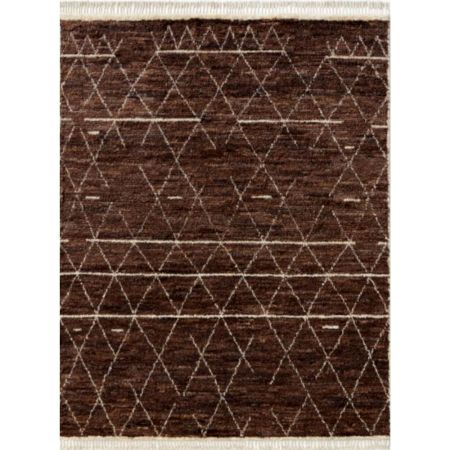New Chalcoal Colour Moroccon Design Rug