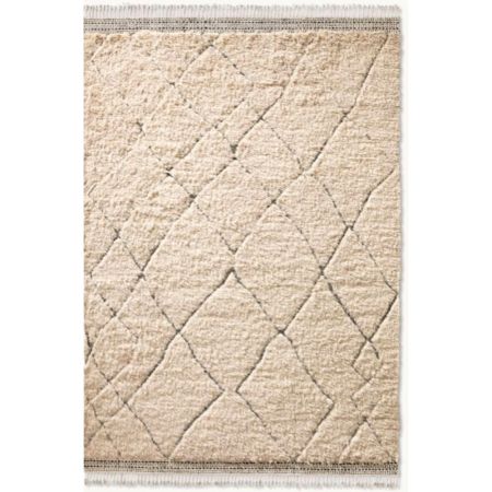 Fog Colour Moroccon Design Handmade Rug