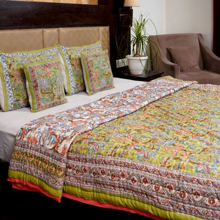 Green Meadow Reversible Quilt