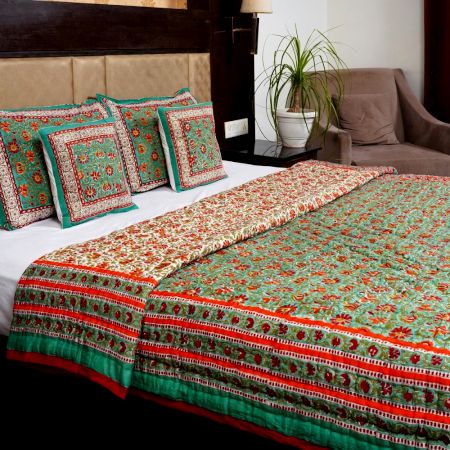 Green Harmony Reversible Quilt