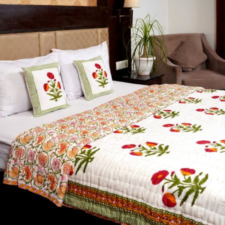 Royal Tulip Cotton Quilt