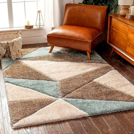 Soft Beige Handwoven Hall Carpet