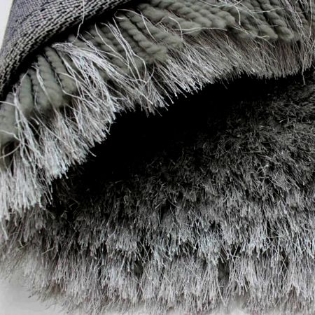 Soft Grey Textured Hall Mat
