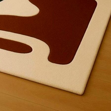Handtufted Minimal Green Accent Rug
