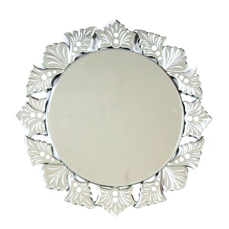 Leaf Fan Bloom Mirror