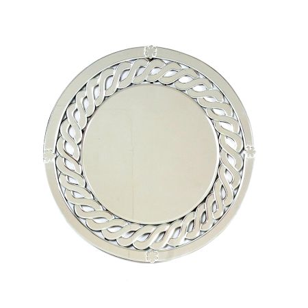 Braided Circle Elegance Mirror