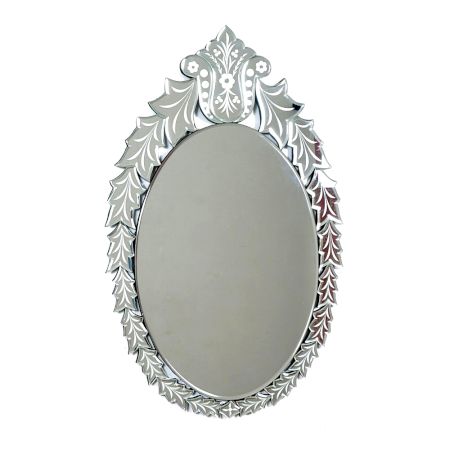 Leaf Oval Vanity Mirror