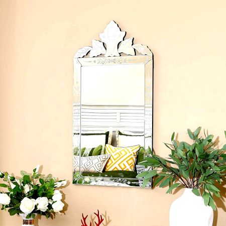 Leaf Crest Wall Mirror