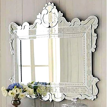 Floral Scroll Wall Mirror