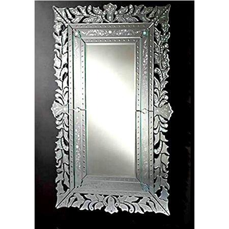Carved Leaf Frame Mirror
