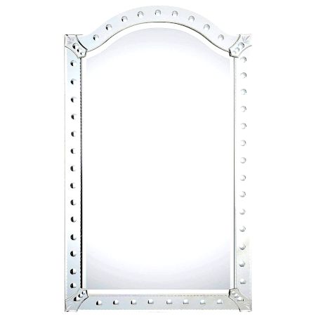 Filigree Loop Round Mirror