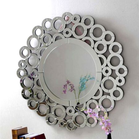 Circular Cluster Elegance Mirror