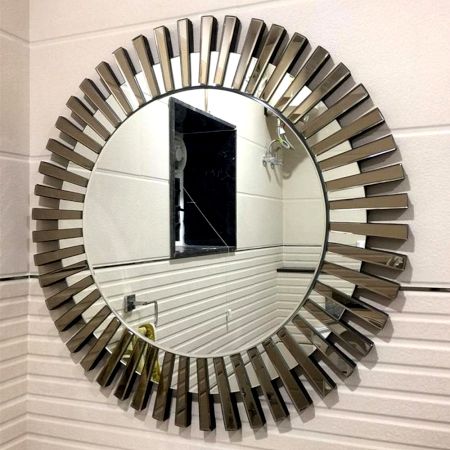 Circular Glow Reflection Mirror