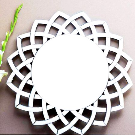 Lustrous Mesh Harmony Mirror