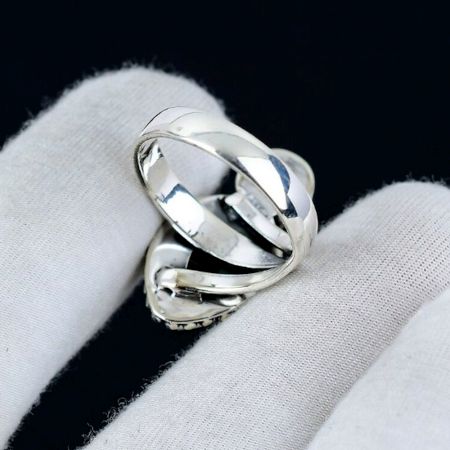 Labradorite 925 Sterling Silver Ring Handmade Boho Jewelry