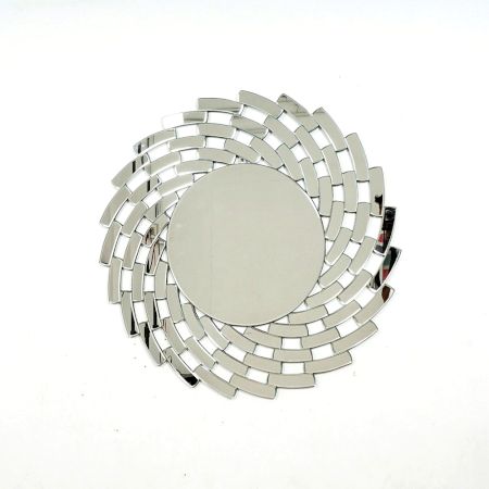 Circular Bloom Round Mirror