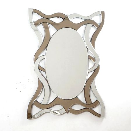 Clustered Oval Frame Mirror