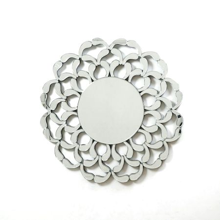 Spiral Sunburst Round Mirror