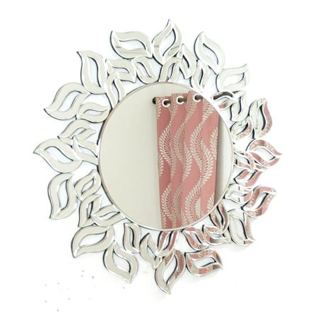 Wavy Ribbon Panel Mirror