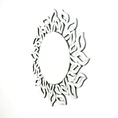 Wavy Ribbon Panel Mirror