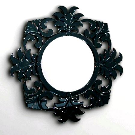 Wavy Slat Panel Mirror