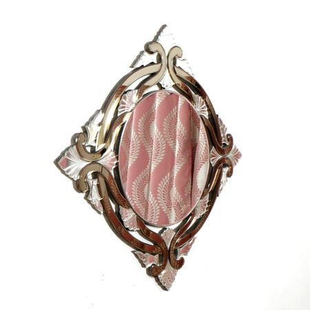 Wavy Sunburst Round Mirror