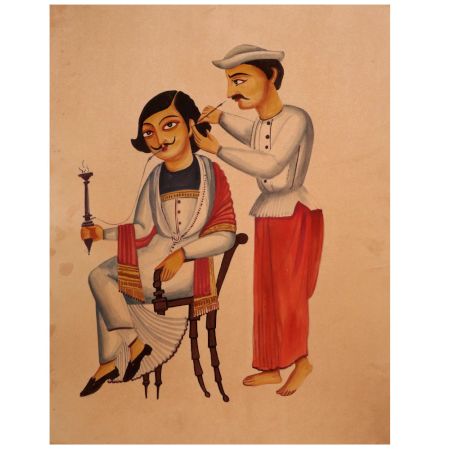 Hand Painted Beautiful Paper Painting for Decoration