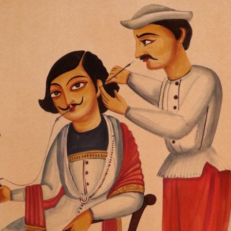 Hand Painted Beautiful Paper Painting for Decoration