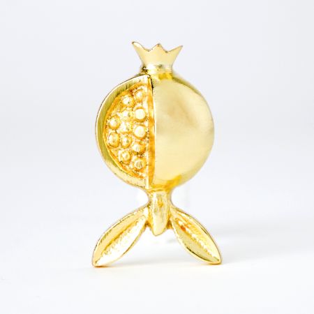 Golden Pomegranate Design Iron Cabinet Knob