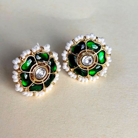 Handcrafted Regal Silk Boho Earrings Design