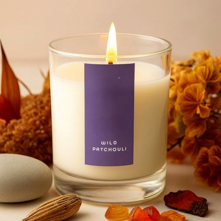 Wild Patchouli Essence Earthy Scented Soy Wax Candle