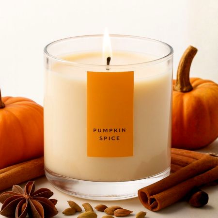 Pumpkin Spice Harvest Cozy Scented Soy Wax Candle