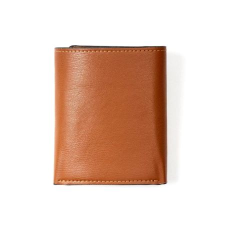 Leather Vegan Wallet Boasting Sleek Artisanal Design