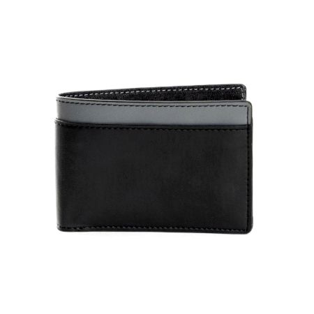 Sleek Leather Vegan Mens Wallet Artisanal Design