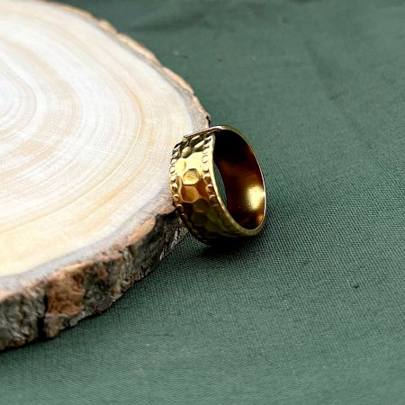 18K Gold Plated Minimal Adjustable Ring Stack Set