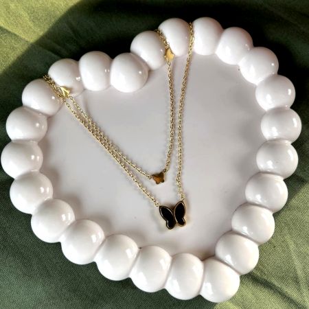 18K Gold Plated Iced Evil Eye Necklace