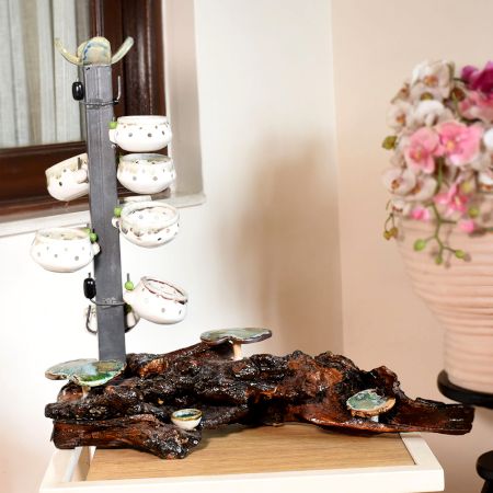 Handcrafted Ceramic Hanging Pots by Artist Meena Vohra