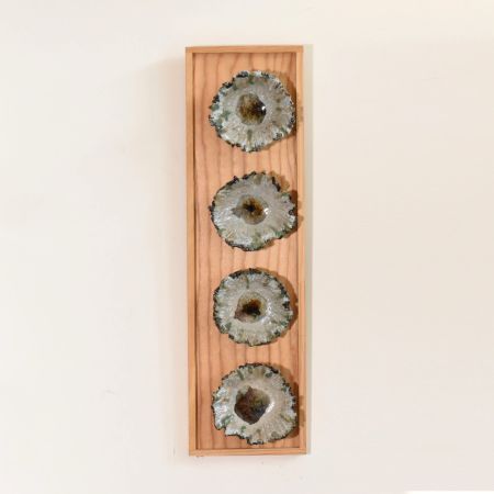 Handcrafted Ceramic Panel Discs by Artist Meena Vohra