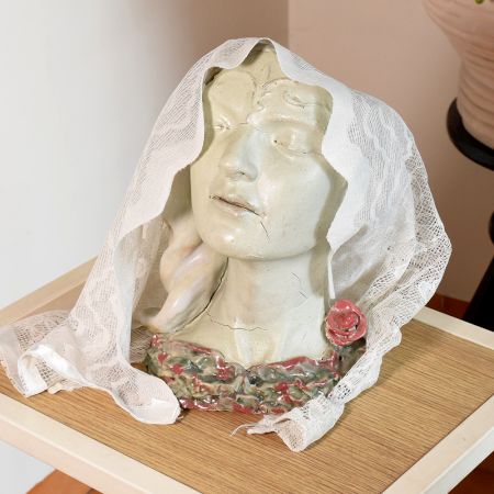 Premium Ceramic Veiled Sculpture by Artist Meena Vohra