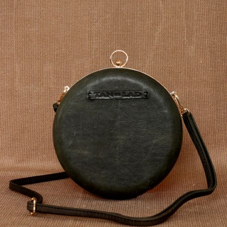 Jungle Leather Clutch Clasp Closure Divider