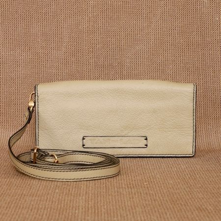 Honey Dew Leather Wallet Snap Closure