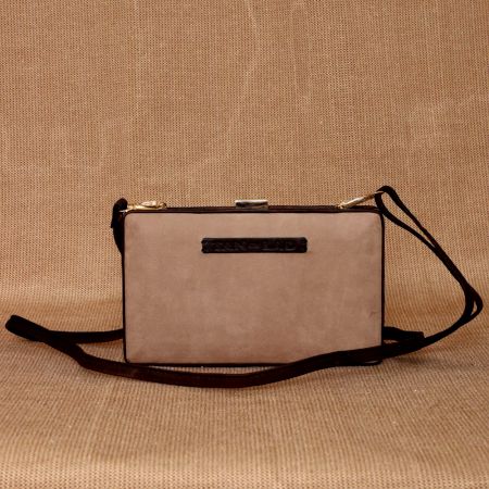 Handmade Dove Dark Chocolate Clutches Leather Charming