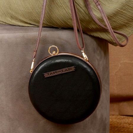 Handcrafted Charcoal Black Currant Clutches Leather Timeless