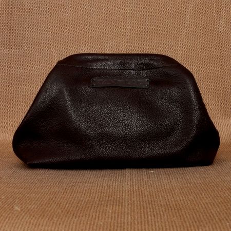 Handcrafted Ganache Clutches Leather Versatile Compact
