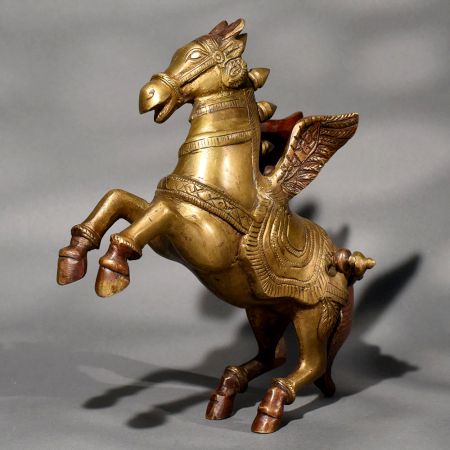 High-Quality Brass Pegasus Flying Horse Decorative Statue