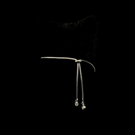 Evil Eye Floral Minimal 92.5 Sterling Silver Bracelet